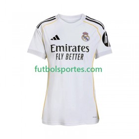 Camiseta Real Madrid Mujer Primera Equipación 2025/2026